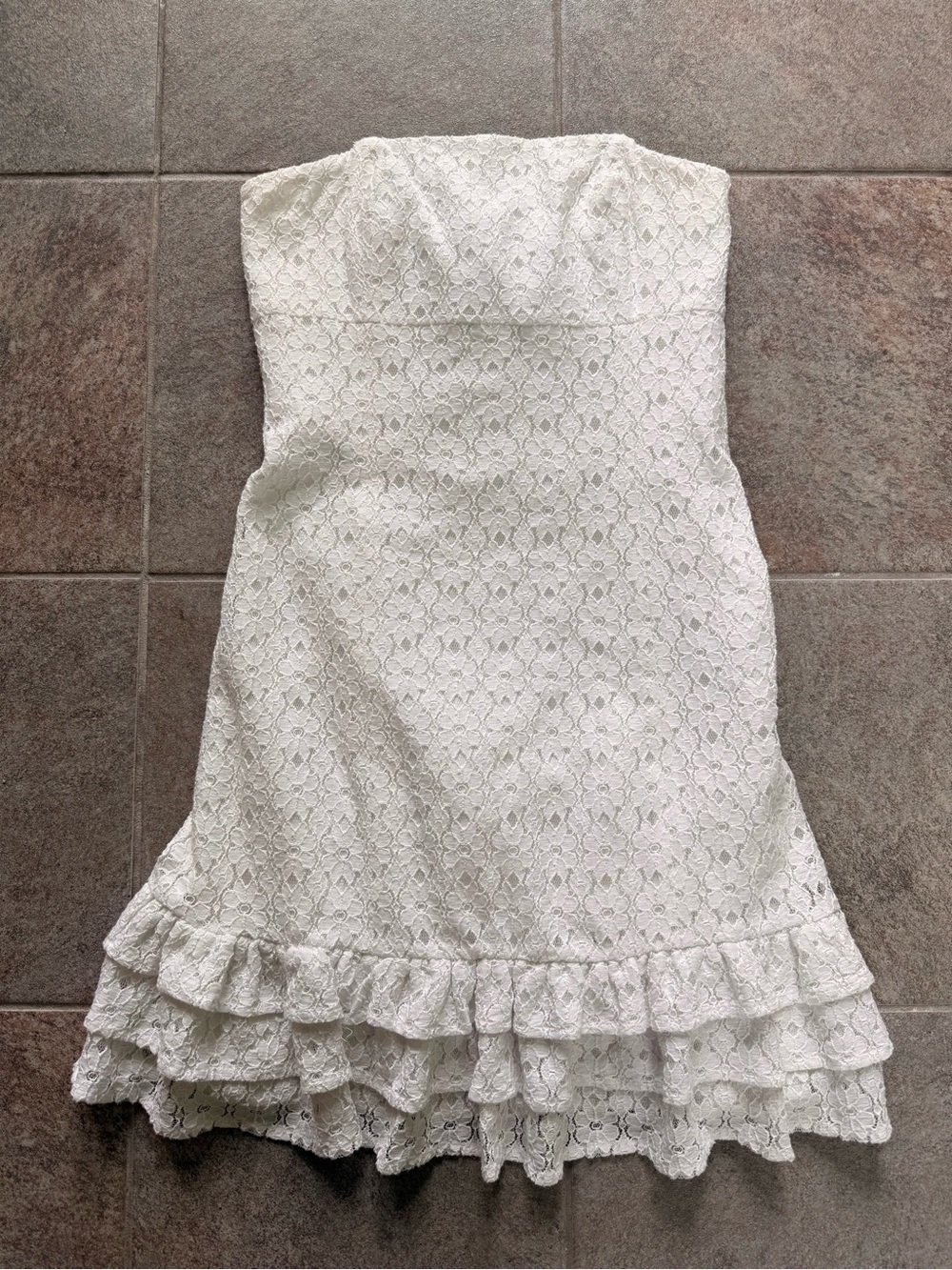 Lilly Pulitzer Resort White Franco Strapless Empire Waist Dress NWOT 4